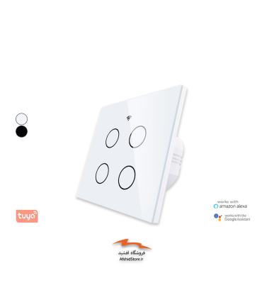 کلید لمسی هوشمند پروتکل WiFi چهارپل MOES