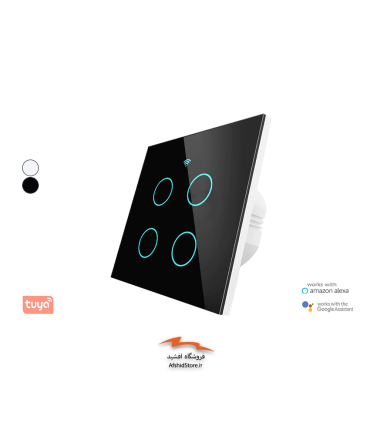 کلید لمسی هوشمند پروتکل WiFi چهارپل MOES
