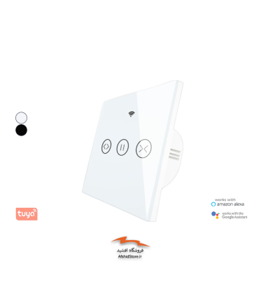 کلید کنترل پرده لمسی هوشمند پروتکل MOES Zigbee