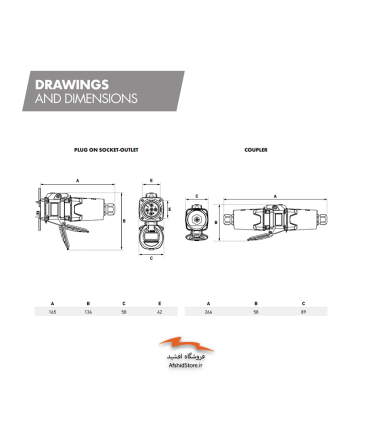سوکت و پلاگ ضدانفجار 20 آمپر مدل DXN 1 مارشال الکتریک