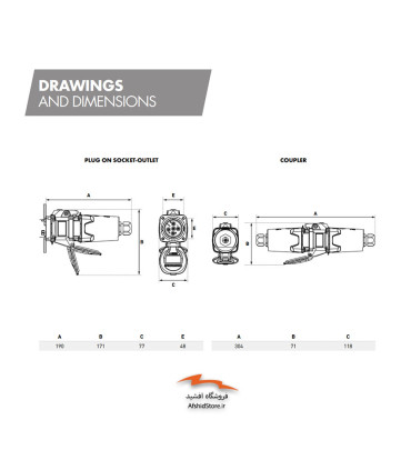 سوکت و پلاگ ضدانفجار 32 آمپر مدل DXN 3 مارشال الکتریک