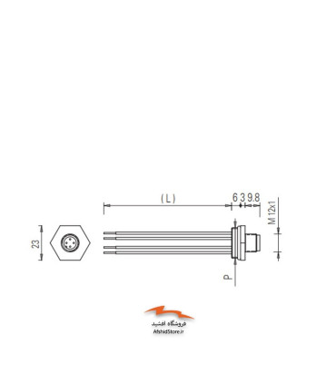 کانکتور نری 5 پین مدل VF CNM5MM پیزاتو